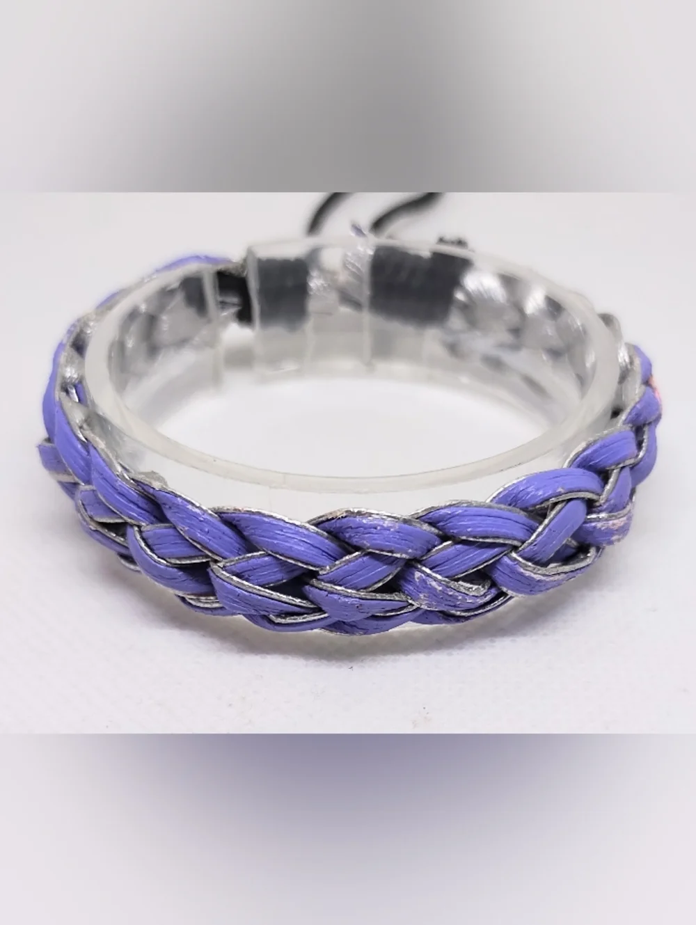 Men's Leather Bracelet Braided Purple Jewelry‎ New G6